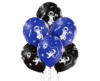 Balloons Belbal 12", D11, spaceman, 6 pcs